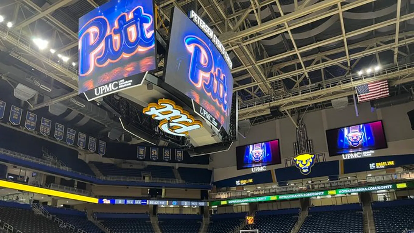 Final: Pitt 110, Sam Houston 78 taken in Oakland (Live coverage). Photo by DKPS